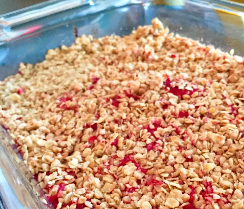 10 Amazing Rhubarb Bar Recipes You Need to Try Today Rhubarb Crumble Bars