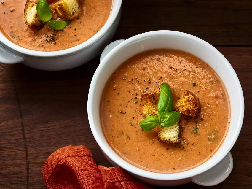 25 Simple Friday Evening Meal Ideas Rich and Creamy Tomato Basil Soup