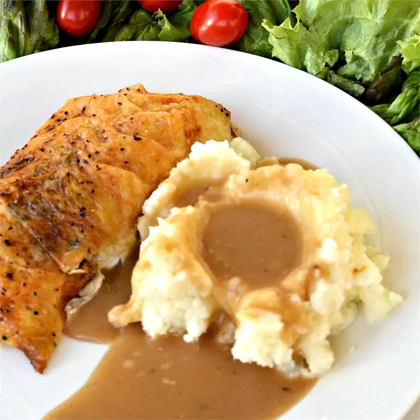 Top 33 Bisquick Mix Recipes You Need to Try Today Roast Chicken Pan Gravy