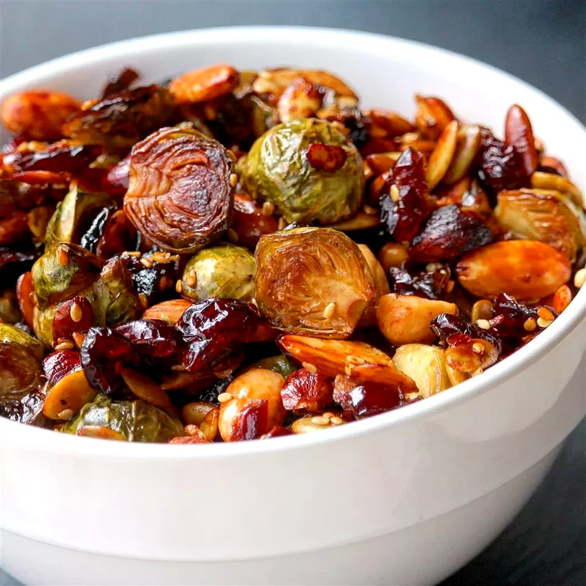 25 Dried Cranberry Dishes You'll Love Every Season Roasted Brussels Sprouts with Cranberries
