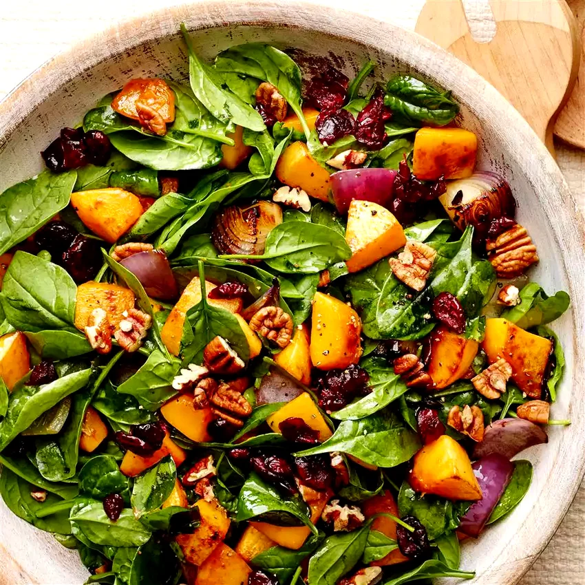 25 Dried Cranberry Dishes You'll Love Every Season Roasted Butternut Squash with Onions, Spinach, and Craisins