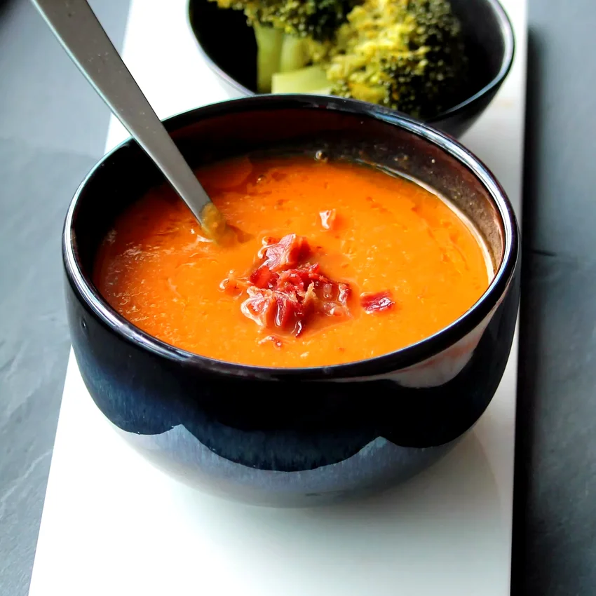 Roasted Carrot and Tahini Soup