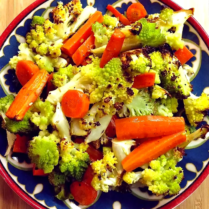 15 Oven-Roasted Cauliflower Dishes Picky Eaters Love Roasted Carrots and Cauliflower with Thyme