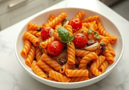 Roasted Cherry Tomato Fusilli