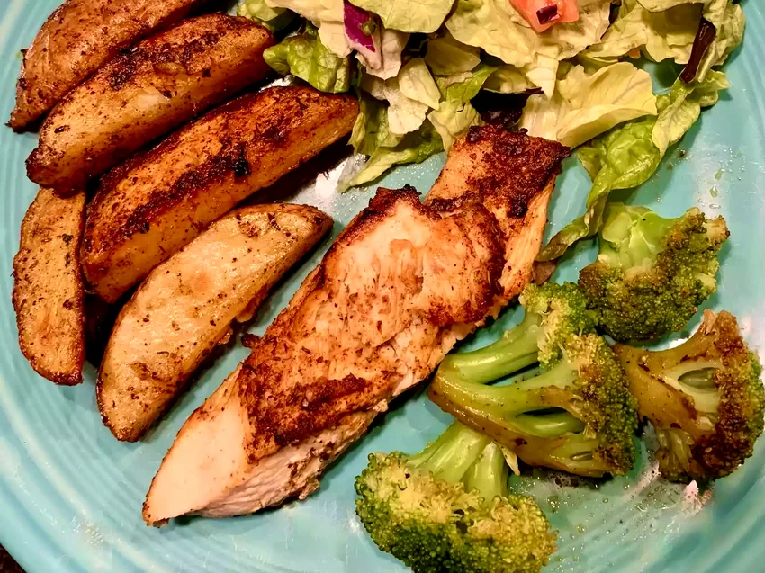 30 Chicken Broccoli Meals That'll Become Your Go-To Dinners Roasted Chicken Breasts with Potatoes and Broccoli