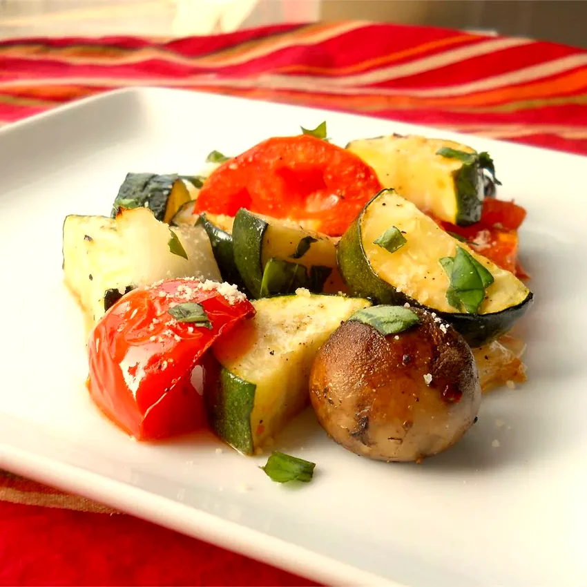 16 Oven-Baked Zucchini Recipes for Delicious Sides Roasted Garlic Zucchini and Tomatoes