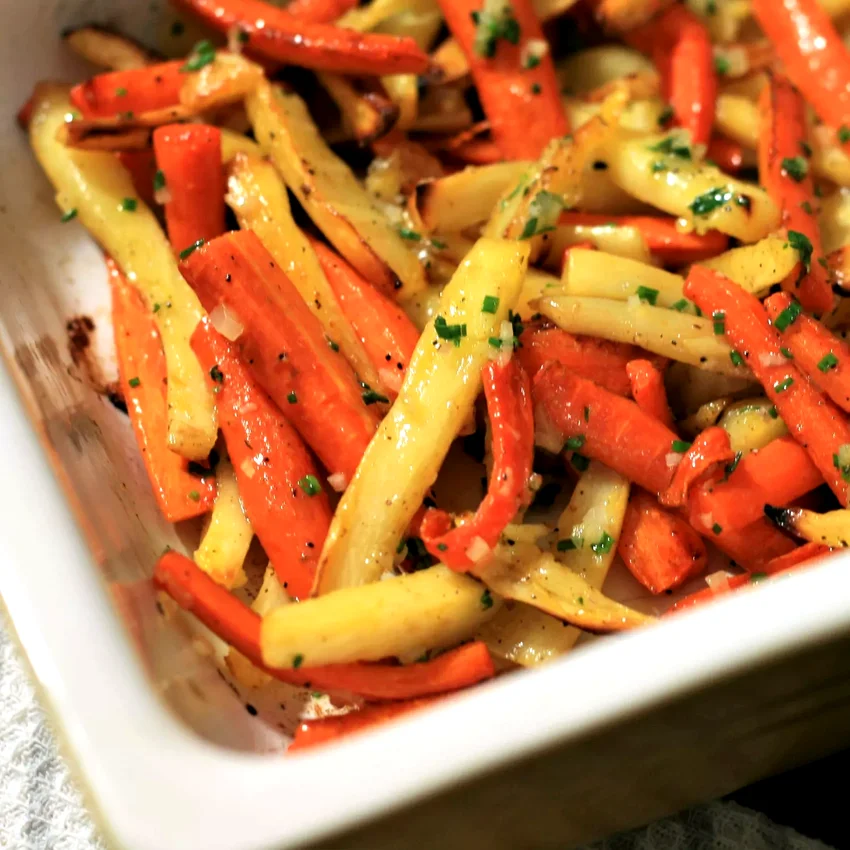 Roasted Parsnips and Carrots
