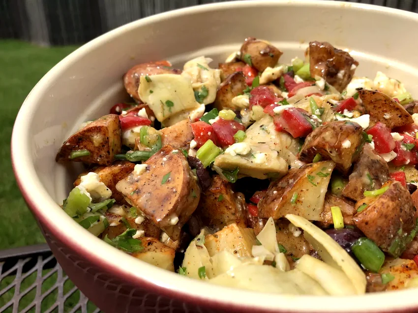 50 Make-Ahead Cold Lunch Recipes Perfect for Work Days Roasted Potato Salad with Balsamic Dressing