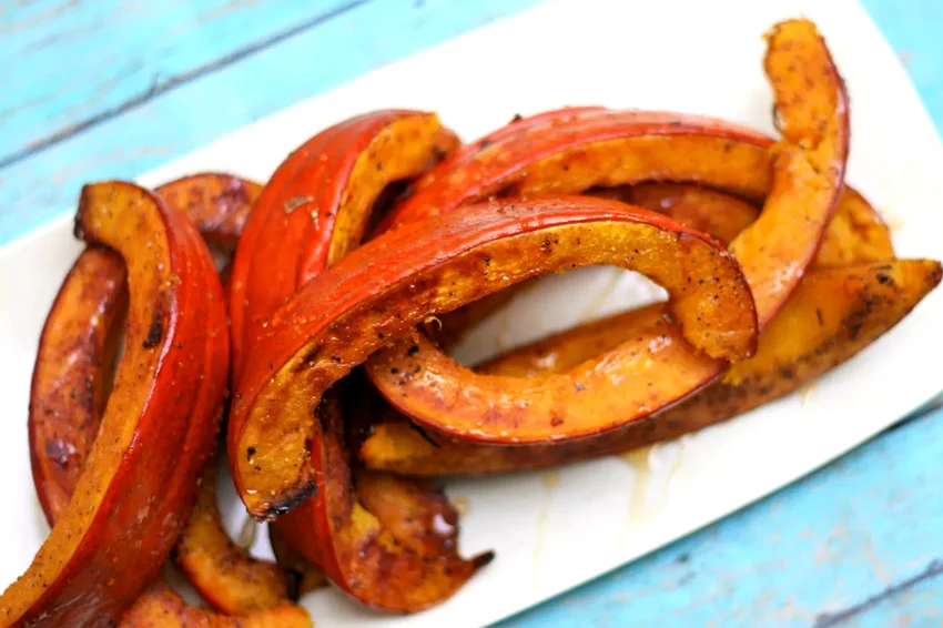 12 Fiery Honey Dishes for Sweet and Spicy Food Lovers Roasted Pumpkin Wedges with Hot Honey