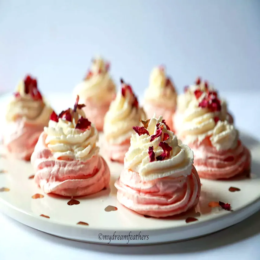 25 Springtime Cookie Ideas to Bake Throughout the Season Rose Pavlova Cakes