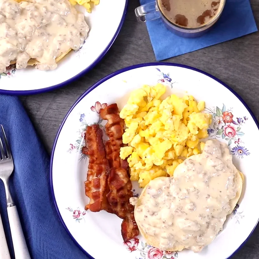 20 Morning Meals That Make Perfect—and Simple—Dinners Sausage Biscuits and Gravy