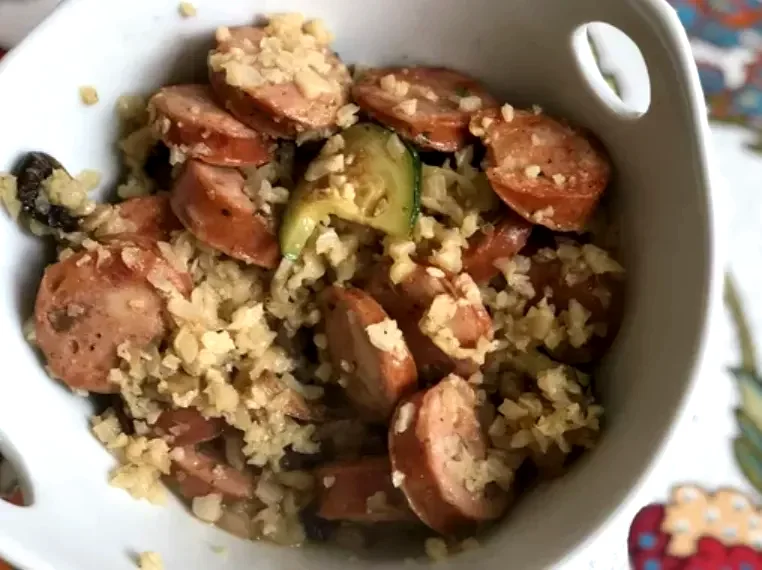 14 Easy Chicken Sausage Dinners for Quick Weeknight Meals Sausage, Zucchini, and Cauli Keto Risotto