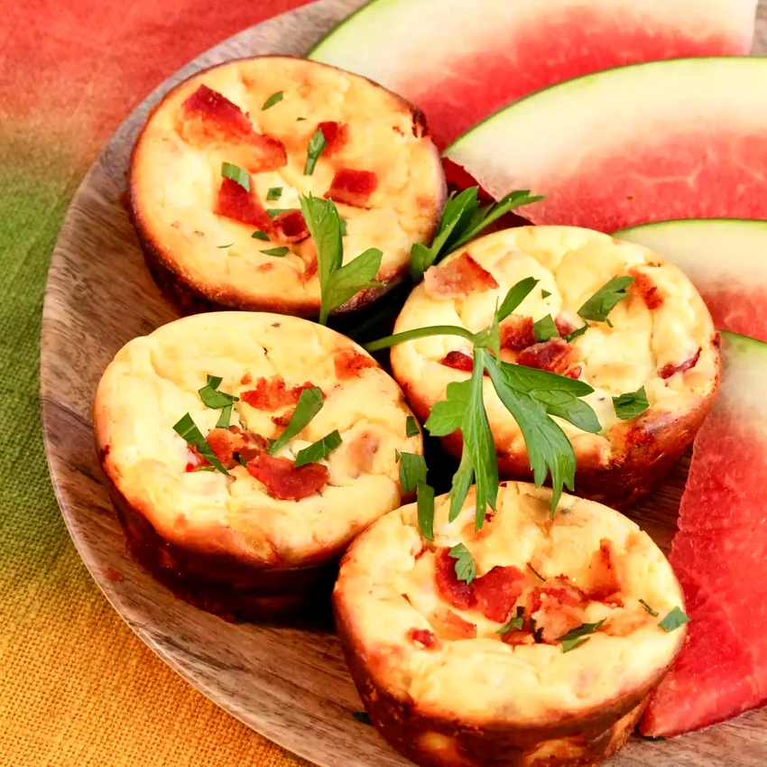 20 Morning Finger Foods Perfect for Large Groups Savory Breakfast Mini Cheesecakes
