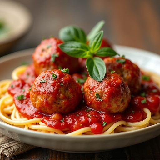 Savory Italian Meatballs in Marinara