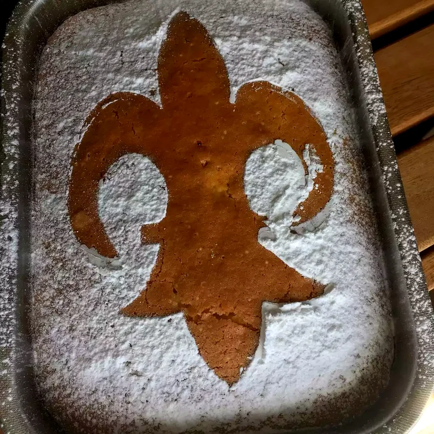 Schiacciata alla Fiorentina or Italian Easter Cake