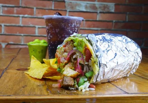 Serve and Enjoy your Burrito