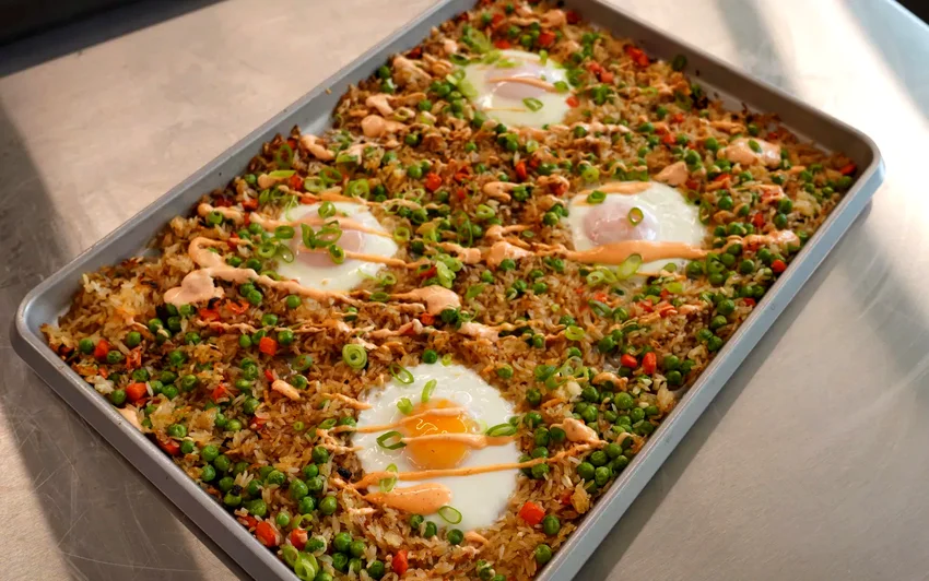 16 Simple Weeknight Fried Rice Recipes for Busy Families Sheet Pan Fried Rice