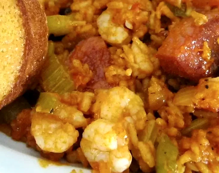Shrimp, Sausage, and Fish Jambalaya