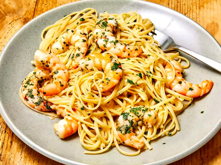 Shrimp Scampi with Pasta