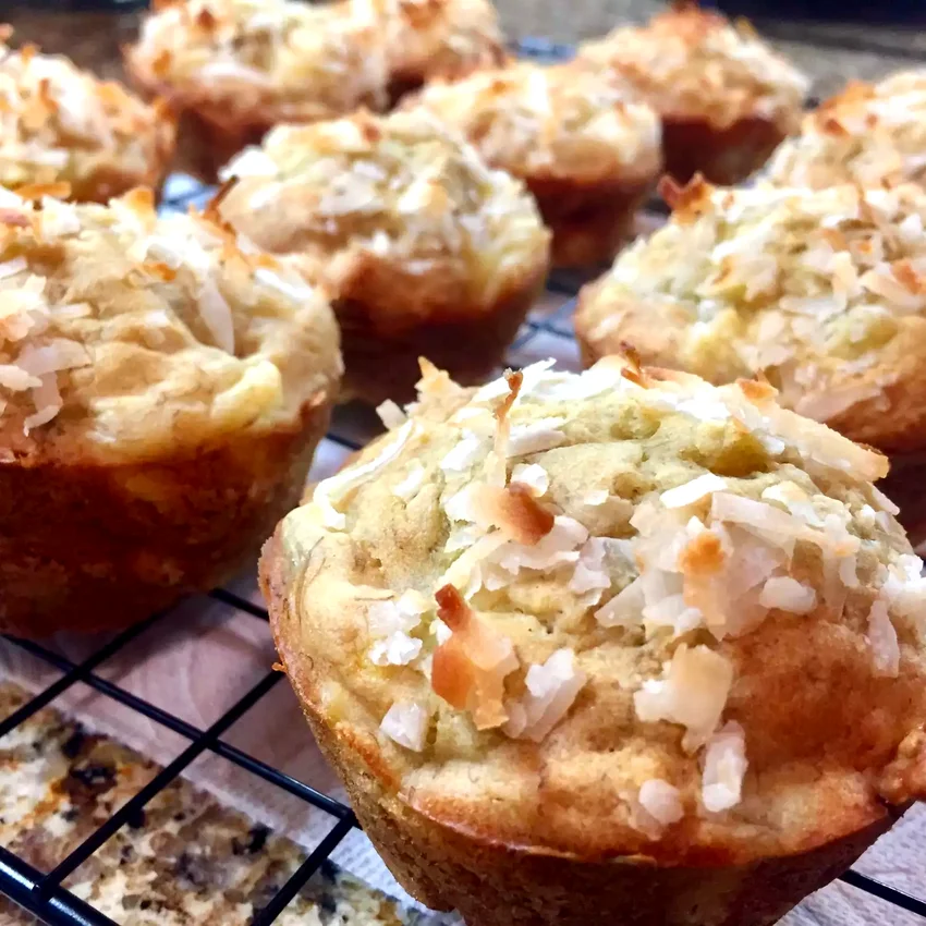 15 Delicious Sweet and Savory Canned Pineapple Recipes Simple Piña Colada Muffins