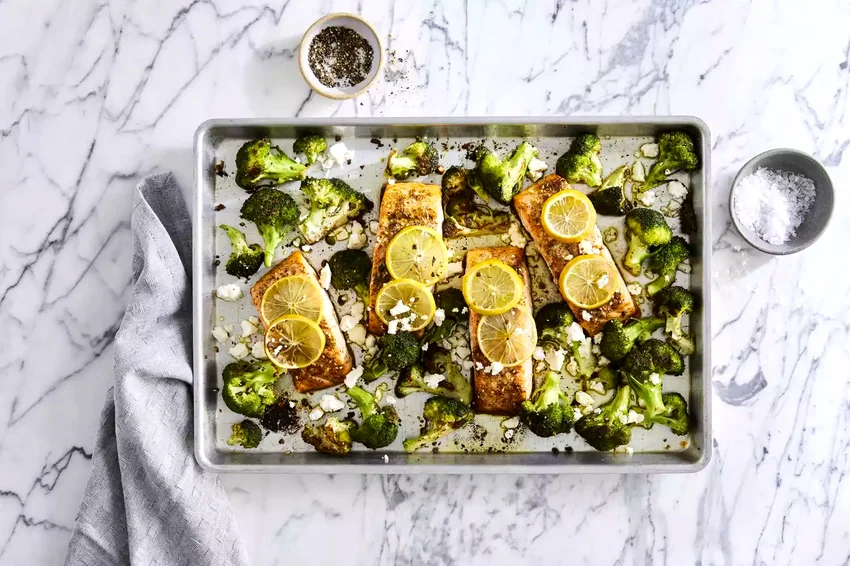 Simple Seafood Sheet Pan Meal