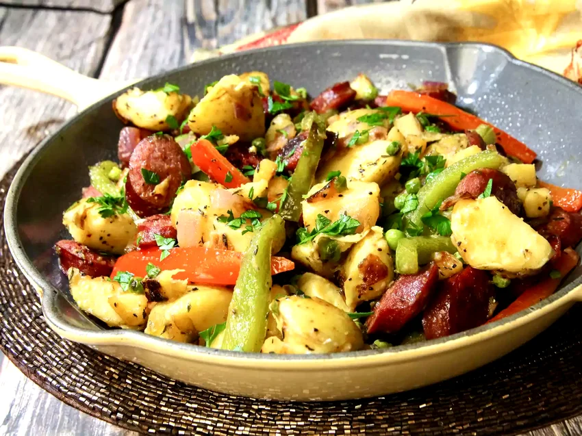 25 Hearty Sausage Dinners Perfect for Busy Weeknights Skillet Sausage and Potatoes
