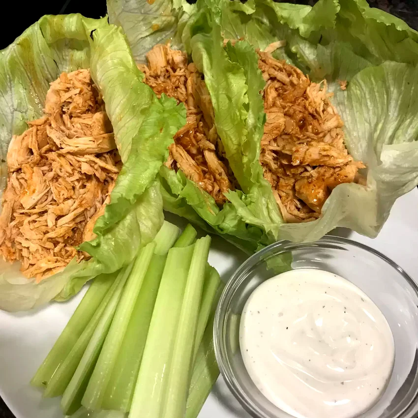 50 Amazing Ways to Use Buffalo Sauce in Your Cooking Slow Cooker Buffalo Chicken Lettuce Wraps