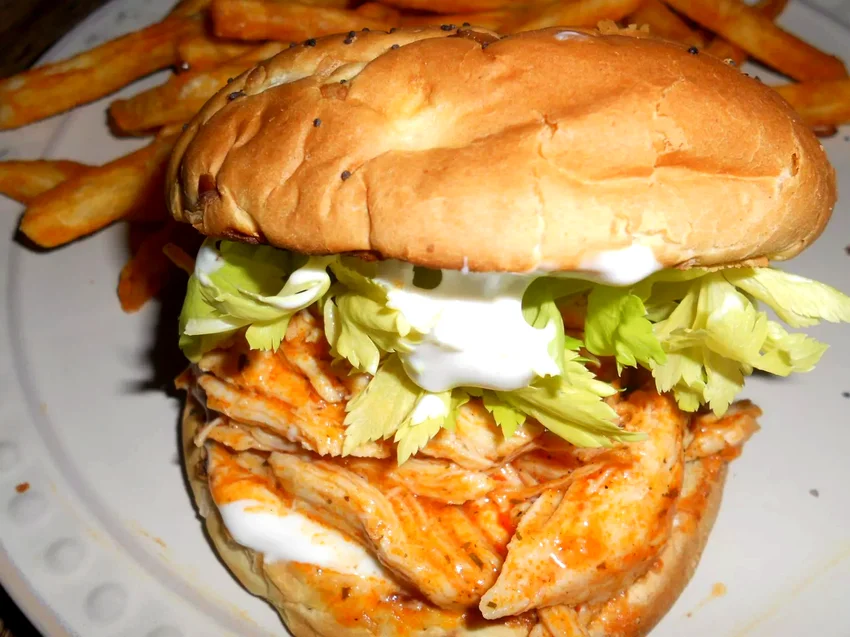 50 Amazing Ways to Use Buffalo Sauce in Your Cooking Slow Cooker Buffalo Chicken Sandwiches