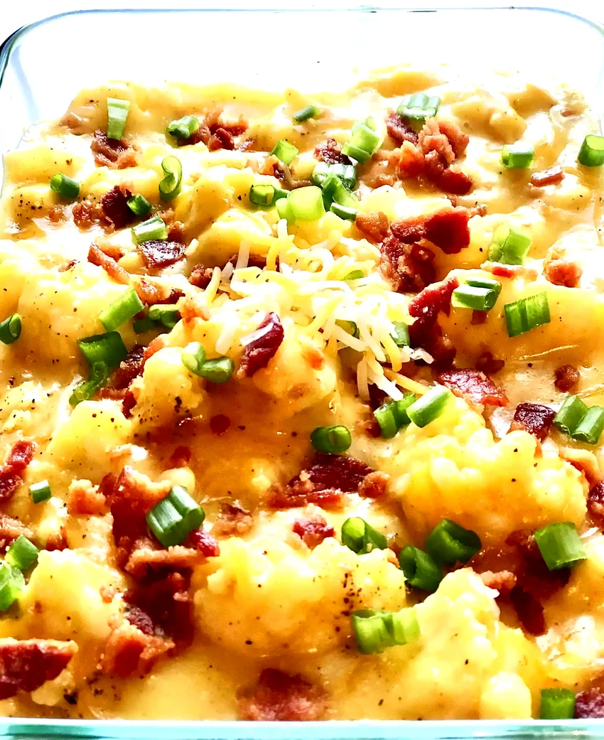 25 Crockpot Recipes That Make Easter Cooking Effortless Slow Cooker Cheesy Cauliflower Casserole