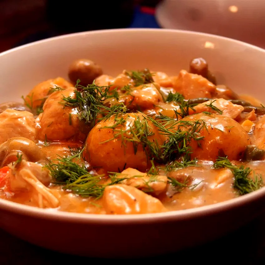 Slow Cooker Chicken Pot Pie Stew