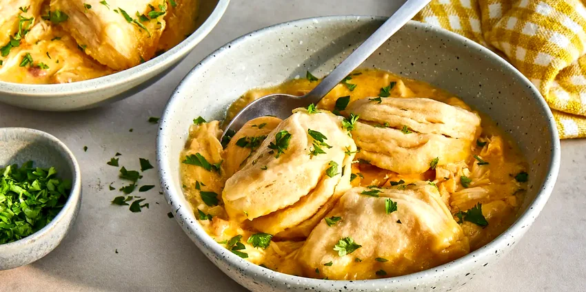 Slow Cooker Chicken and Dumplings
