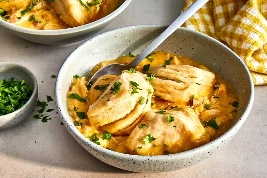 Slow Cooker Chicken and Dumplings