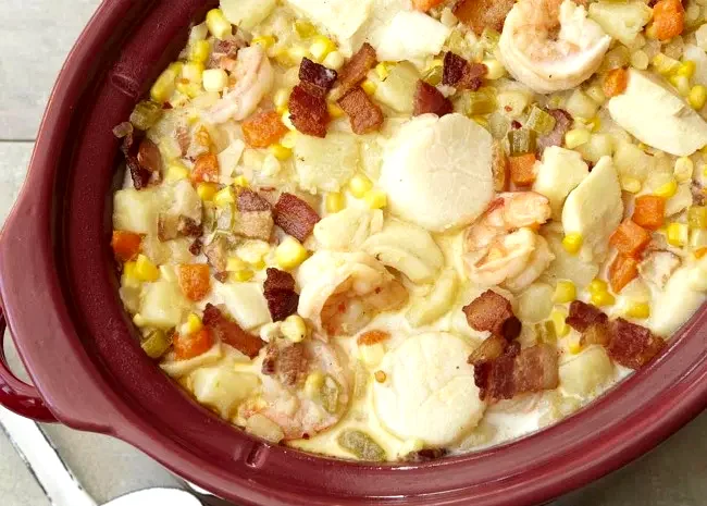Slow-Cooker Fish Chowder