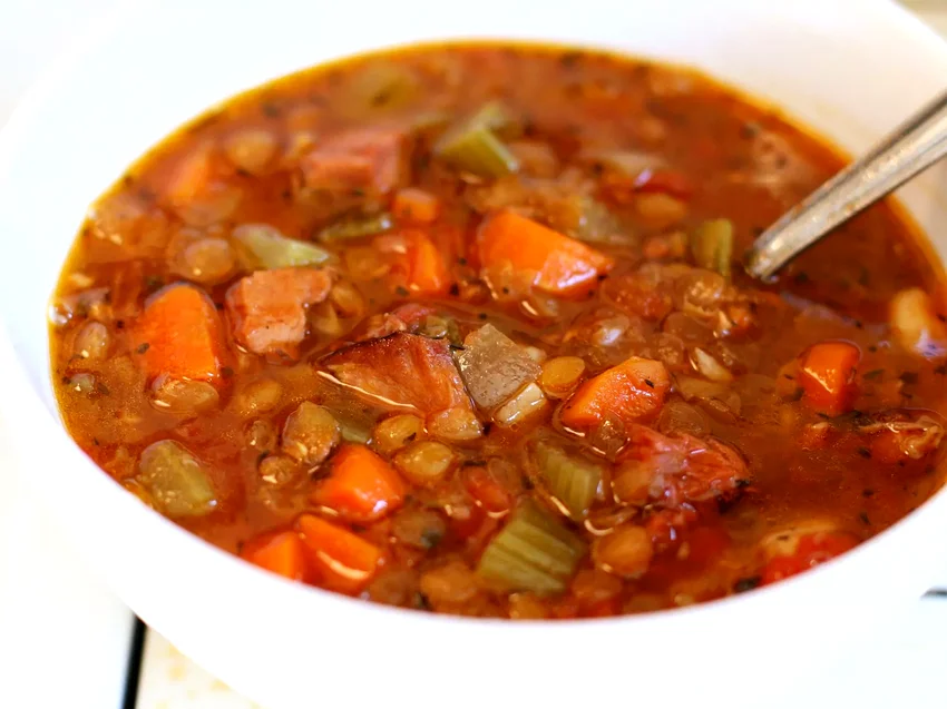20 Top Fall Soup Recipes for Cozy Seasonal Comfort Slow Cooker Lentil and Ham Soup