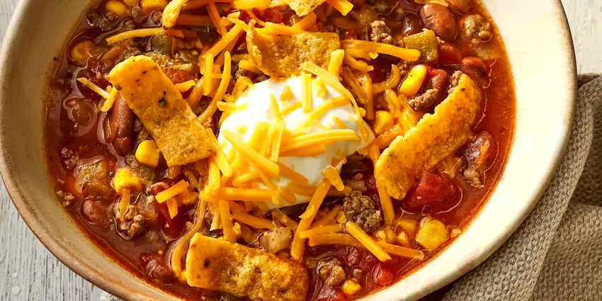 35 Delicious Dishes to Create with Ground Beef Tonight Slow Cooker Taco Soup