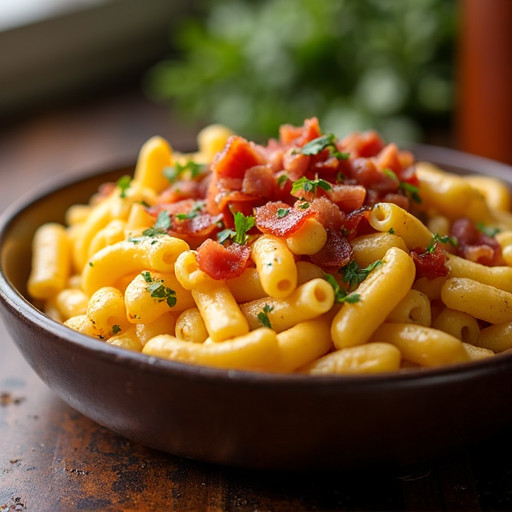 Smoky Gouda and Bacon Mac Attack