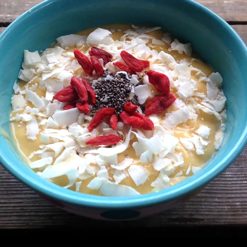 9 Ways to Transform Your Frozen Mango Into Amazing Treats Smoothie Bowl with Mango and Coconut