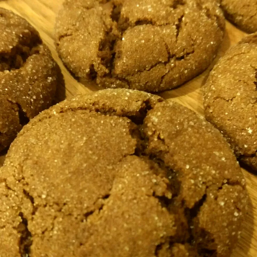 Soft Molasses Cookies