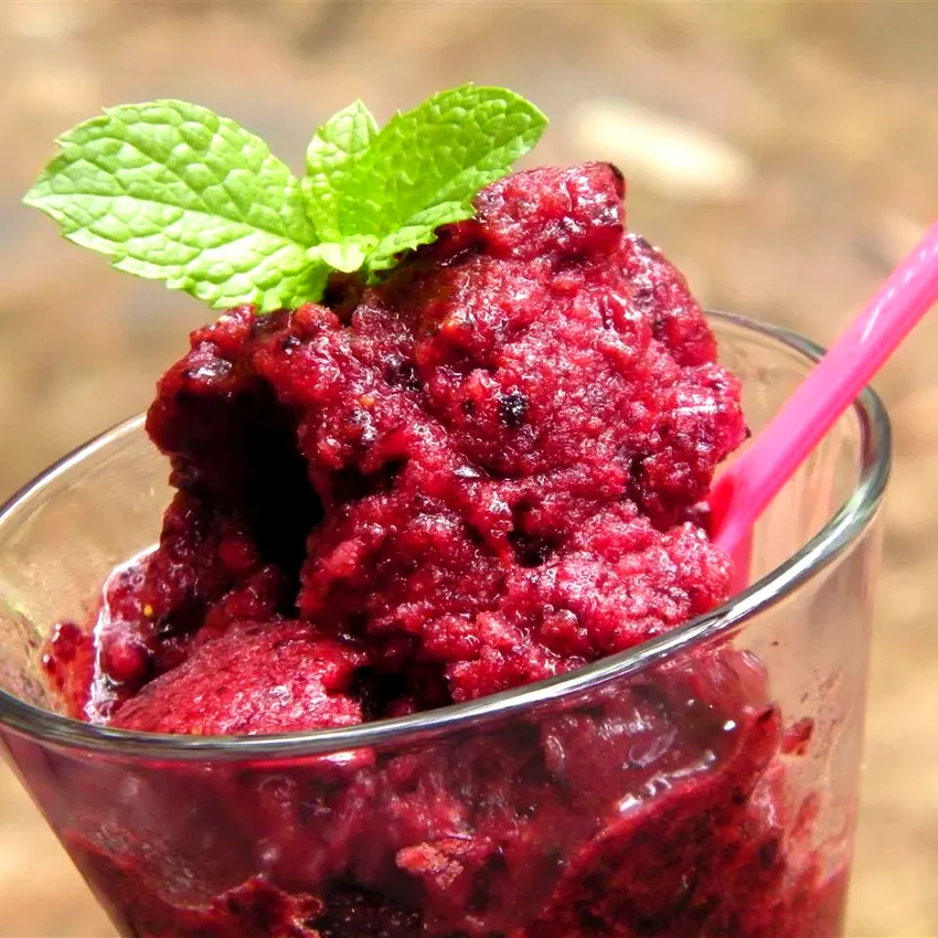 Sour Cherry Sorbet