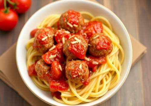 Spaghetti and Meatballs