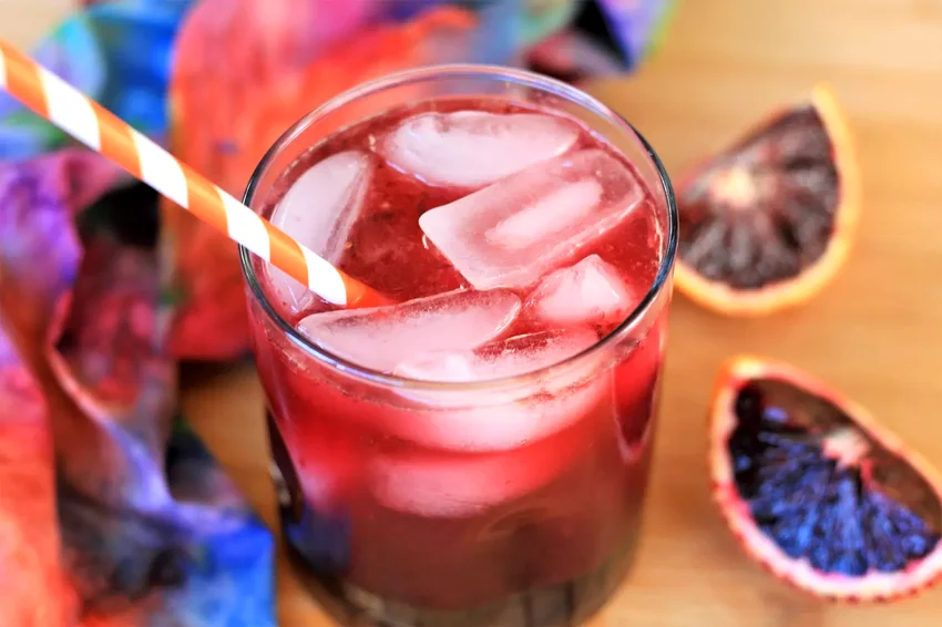 Sparkling Blood Orange Juice