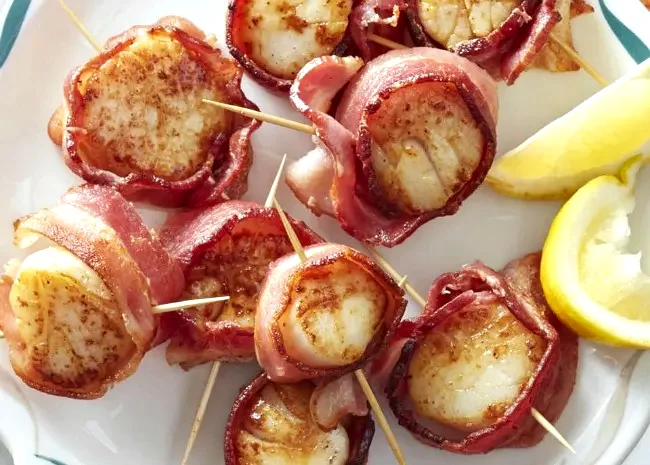 40 Classic Appetizer Recipes We'll Always Love Making Spicy Bacon-Wrapped Scallops