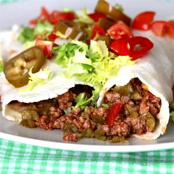 Spicy Beef Burritos