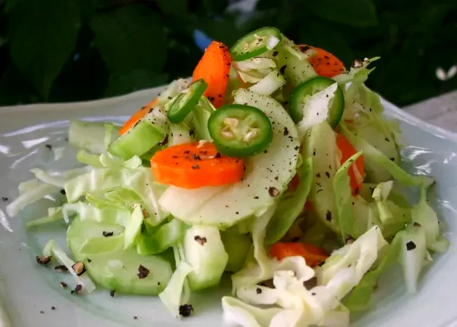 Spicy Bok Choy Slaw