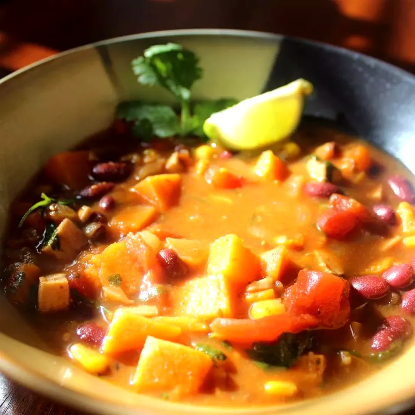 Spicy Chicken and Sweet Potato Stew