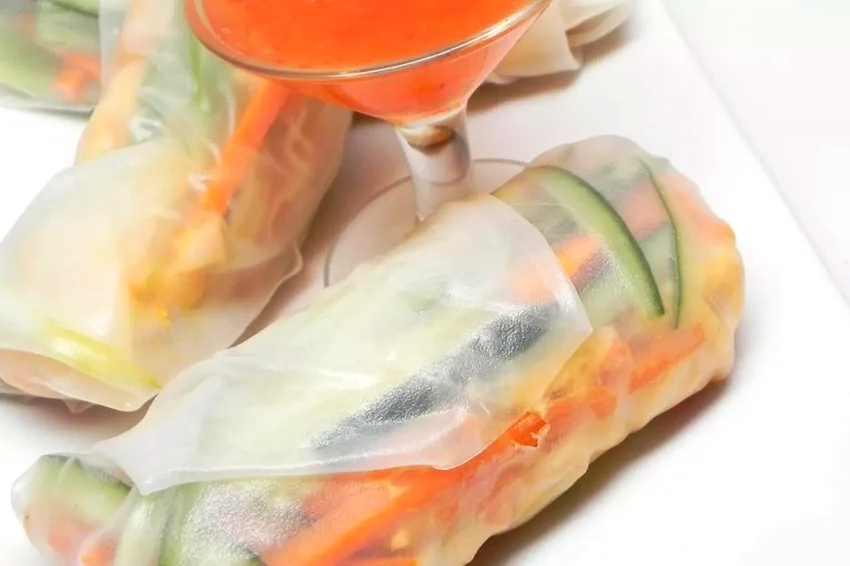 Spicy Crab Spring Rolls