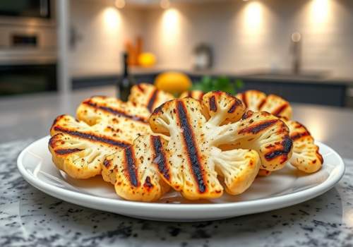 Spicy Grilled Cauliflower Steaks