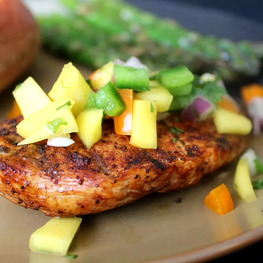 12 Amazing Mango Chicken Recipes for Every Occasion Spicy Grilled Chicken with Mango Salsa