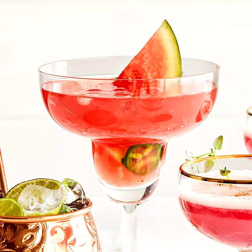 22 Tropical Margarita Recipes with Fresh Fruit Flavors Spicy Watermelon Margarita