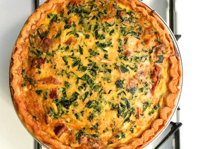 Top 50 Egg Breakfast Ideas to Simplify Your Mornings Spinach and Bacon Quiche